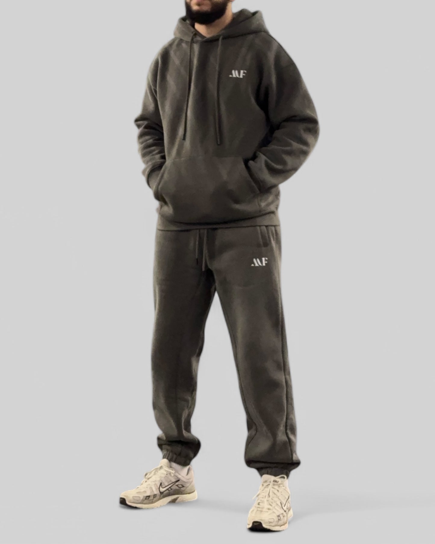 Oversized Tracksuit - Dark Taupe