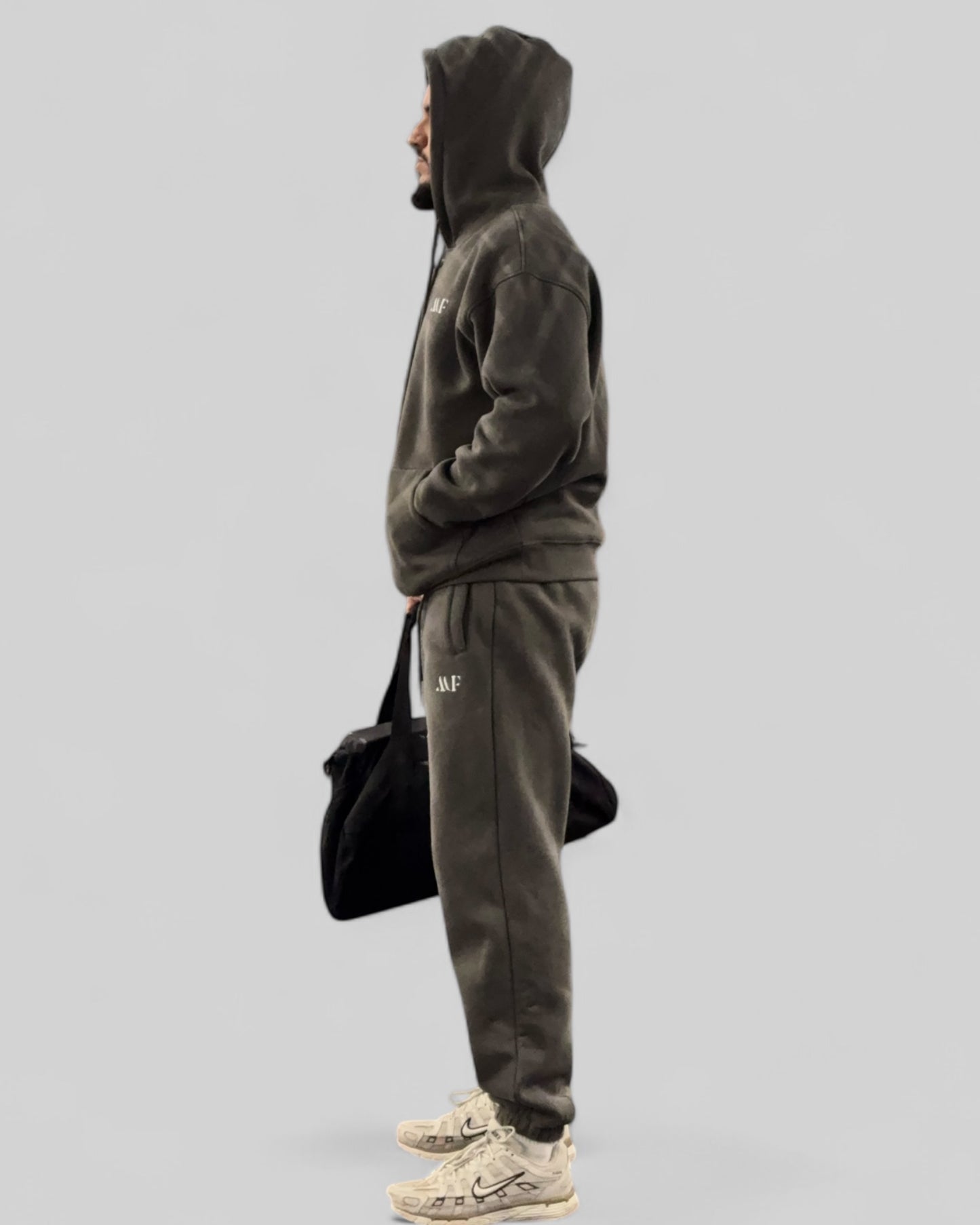 Oversized Tracksuit - Dark Taupe