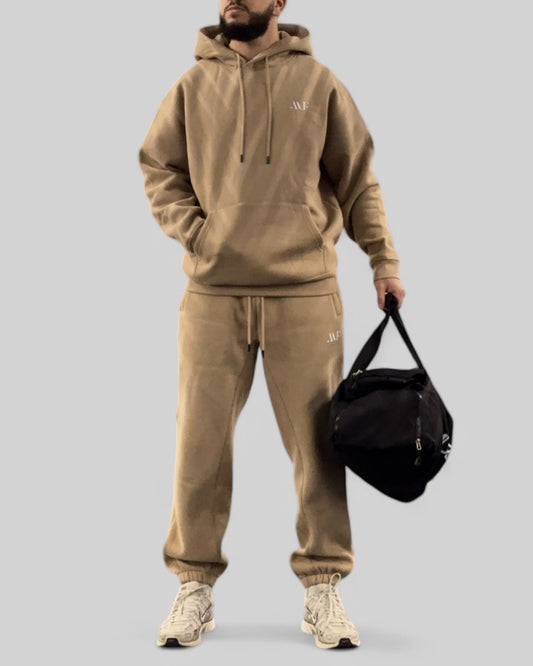 Oversized Tracksuit - Beige