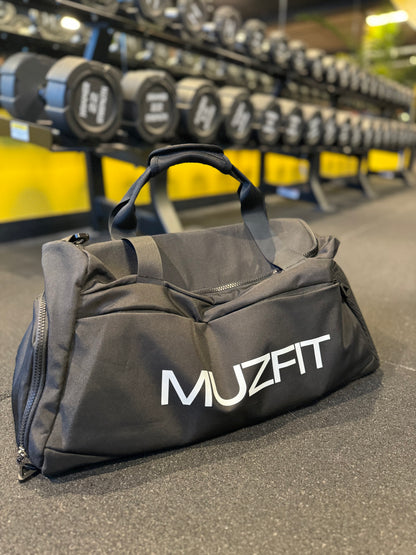 MUZFIT Gym Bag - BLACK