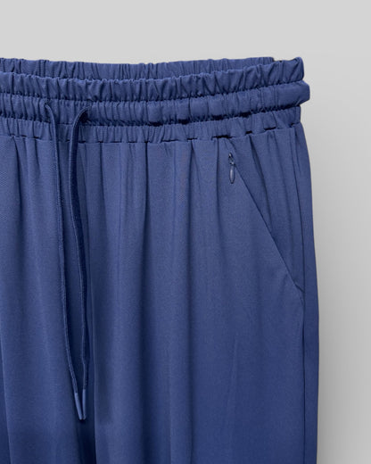 Wide Joggers - Navy Blue