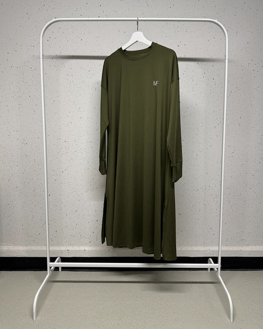 Modest Sports Shirt - Olive Green