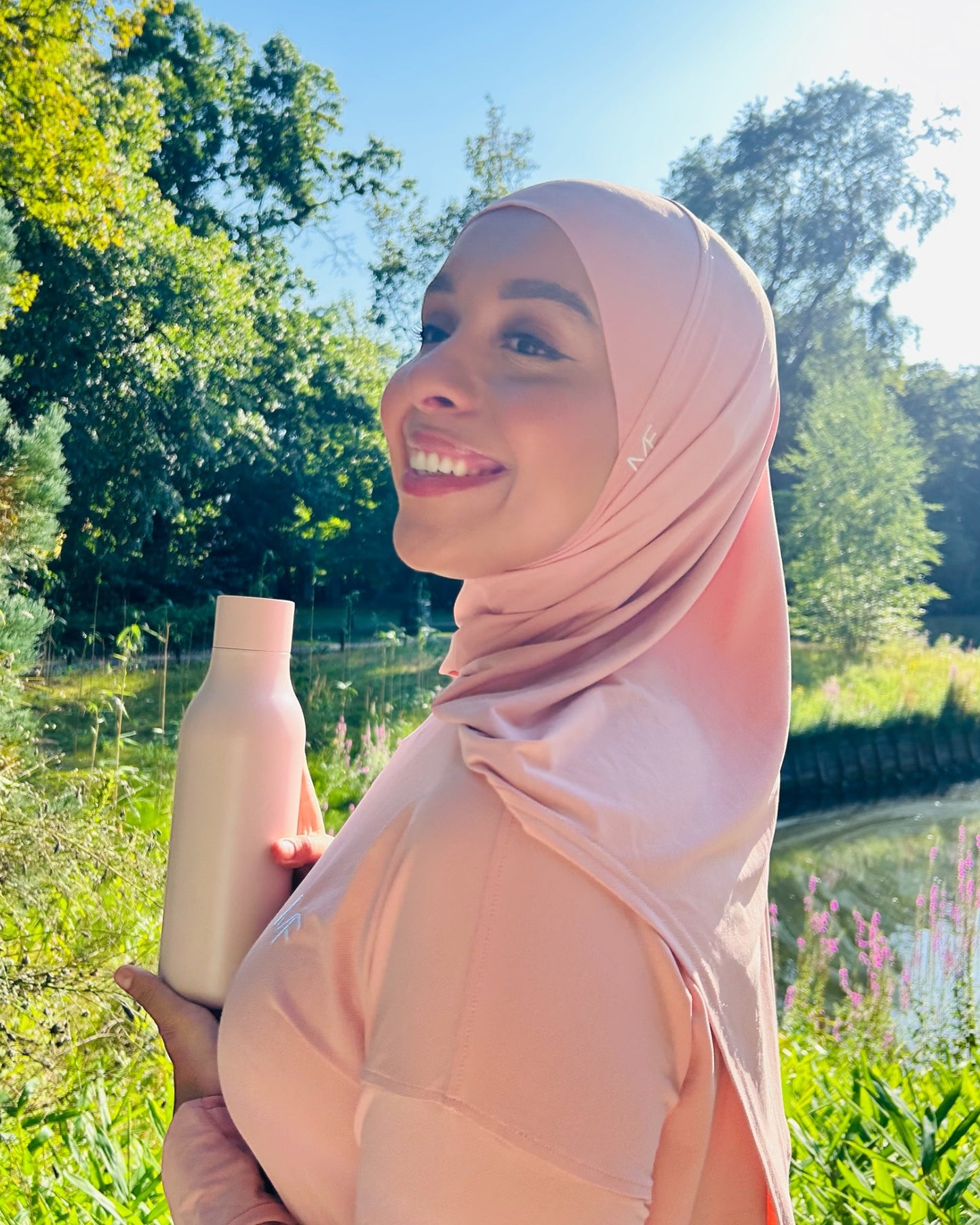 MF Sports Hijab - Pastel Pink